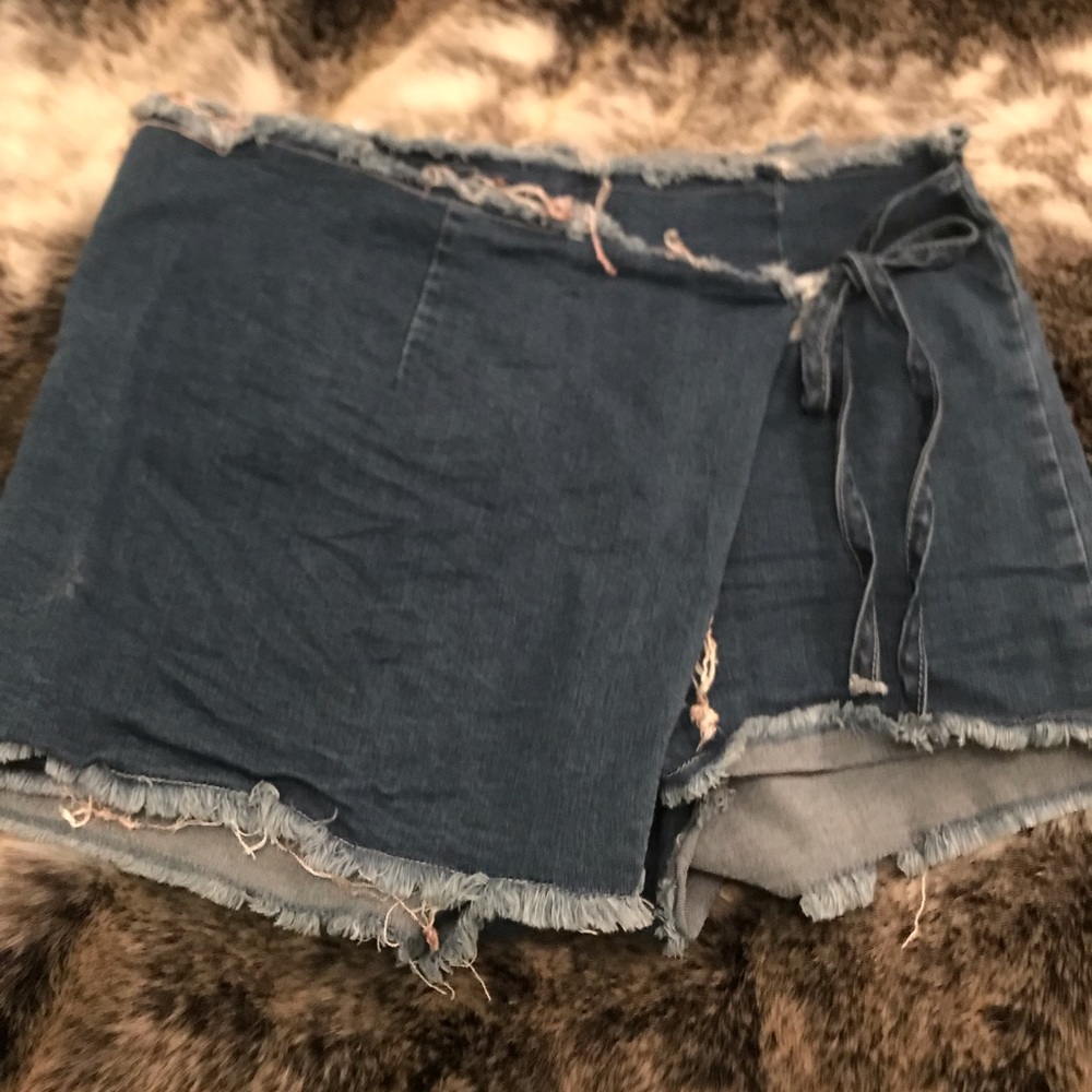 Blue jean Luxe Skort